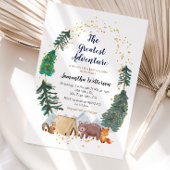 Die Beste Adventure Forest Baby-Dusche Einladung