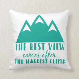 Die beste Ansicht kommt nach, der härteste Kissen