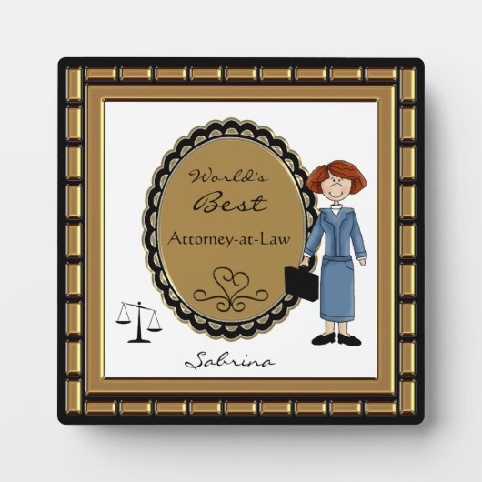 Die beste Anwaltskammer der Welt Fotoplatte (Vorderseite)