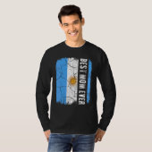 Die beste argentinische Mama je Argentiniens Flagg T-Shirt (Vorne ganz)