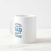 Die beste Art des Vaters hebt eine Kaffeetasse (Vorderseite Links)