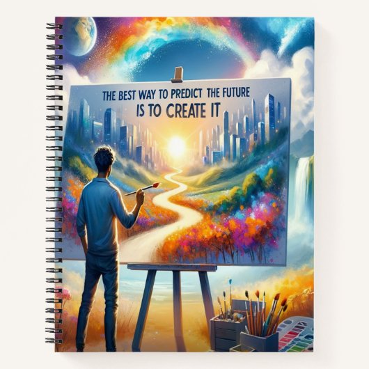 Die beste Art, die Zukunft vorherzusagen Notizblock (Vorderseite)
