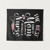 Die beste Art von Mama bringt Krankenschwester auf Wandteppich (Vorderseite (Horizontal))