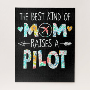 Die beste Art von Mama Raise Pilot Bestes Geschenk Puzzle