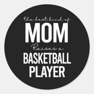 Die beste Art von Mutter erzieht einen Basketballs Runder Aufkleber