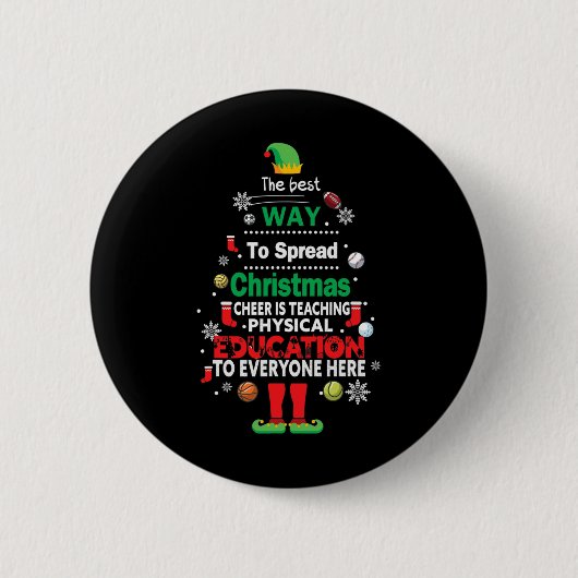 Die beste Art, Weihnachten zu schenken Button (Vorderseite)