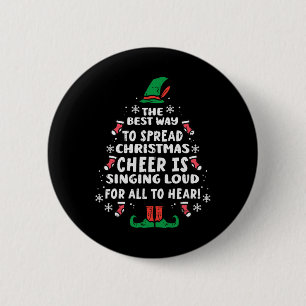 Die beste Art, Weihnachts-Freude-Weihnachtsfrauen  Button