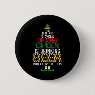 Die beste Art, Weihnachtsgeschenk zu verbreiten, i Button