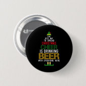 Die beste Art, Weihnachtsgeschenk zu verbreiten, i Button (Vorne & Hinten)