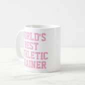 Die beste Athletiktrainer-Tasse der Welt Kaffeetasse (Vorderseite Links)