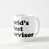 Die beste Aufsichtskraft der Welt Kaffeetasse (VorderseiteRechts)