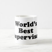 Die beste Aufsichtskraft der Welt Kaffeetasse (Mittel)