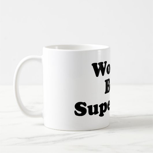 Die beste Aufsichtskraft der Welt Kaffeetasse (Links)