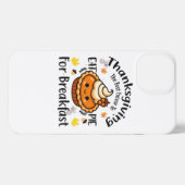 Die beste Ausrede für das Frühstück iPhone Hülle (Rückseite (Horizontal))