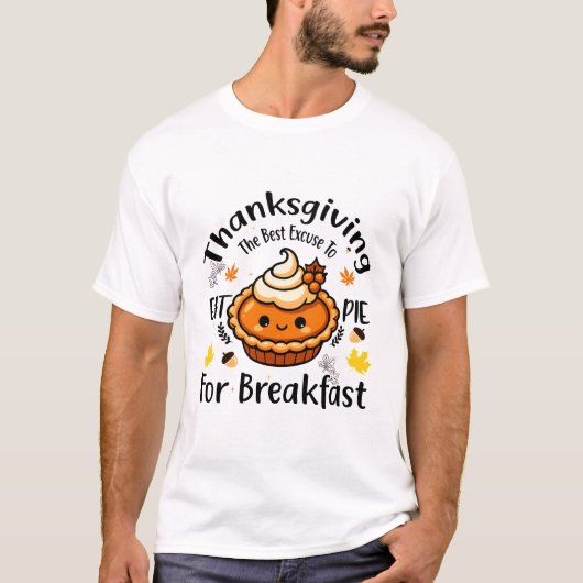 Die beste Ausrede für das Frühstück T-Shirt (Vorderseite)
