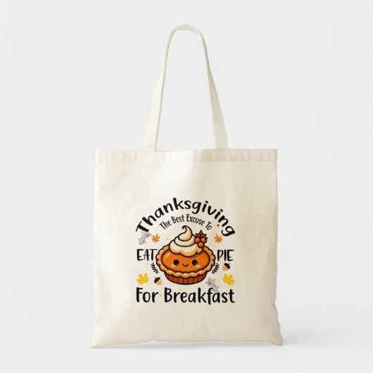 Die beste Ausrede für das Frühstück Tragetasche (Vorne)