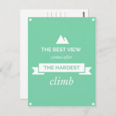 Die beste Aussicht Postkarte (Vorne/Hinten)