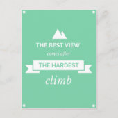 Die beste Aussicht Postkarte (Vorderseite)