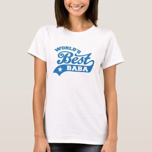 Die beste Baba der Welt T-Shirt (Vorderseite)