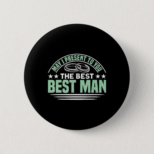 Die beste Bachelor Party für Trauzeugen 1 Button (Vorderseite)