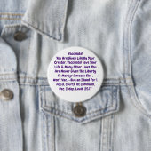 Die beste Begründung für alle zu Impfen! Button (Beispiel)