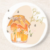 die beste Biene Getränkeuntersetzer (Vorne)