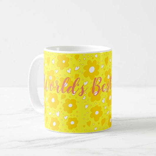 Die beste Blume der Welt Kaffeetasse (Vorderseite Links)