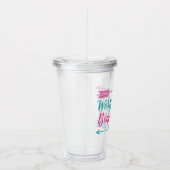 Die beste Bonus-Mama der Welt Acryltrinkbecher (Rechts)