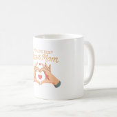Die beste Bonus-Mama der Welt, Stepama | Herzhandg Kaffeetasse (VorderseiteRechts)