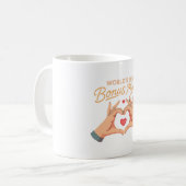 Die beste Bonus-Mama der Welt, Stepama | Herzhandg Kaffeetasse (Vorderseite Links)