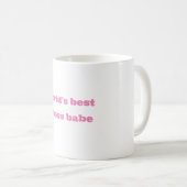 Die beste Boss-Babe-Keramik-Tasse der Welt Kaffeetasse (VorderseiteRechts)