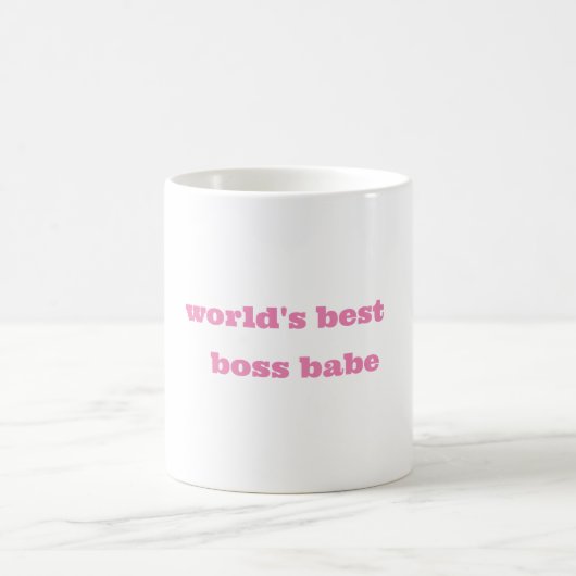 Die beste Boss-Babe-Keramik-Tasse der Welt Kaffeetasse (Mittel)