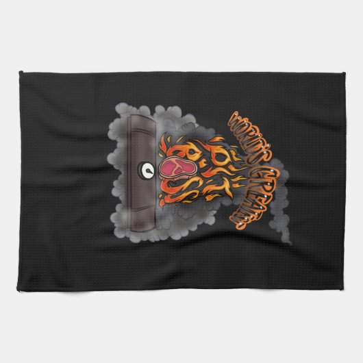 Die beste Boss-Schürze der Welt Geschirrtuch (Horizontal)