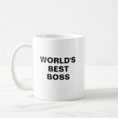 Die beste Boss-Tasse der Welt Kaffeetasse (Links)