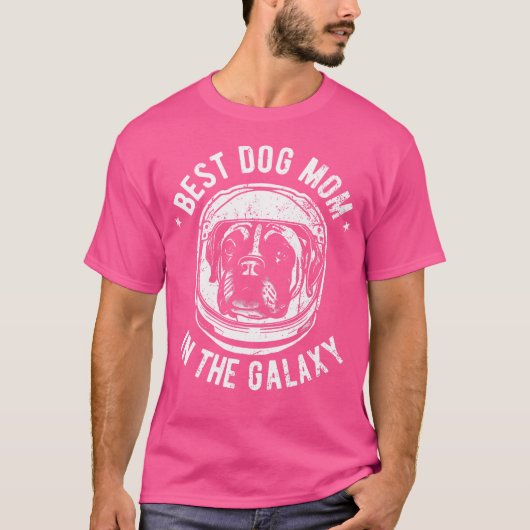 Die beste Boxer-Mama in der Galaxie - Boxer-Hund T-Shirt (Vorderseite)