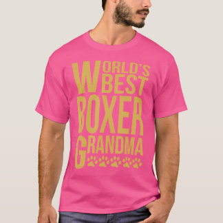 Die beste Boxergroßmutter der Welt T-Shirt