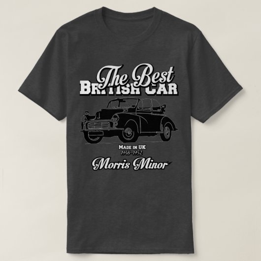 Die beste britische Morris Minor T-Shirt (Design vorne)