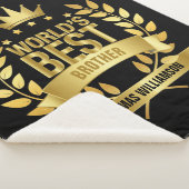 Die beste Bruder-Gold- und Black-Modern-Welt Sherpadecke (3/4)