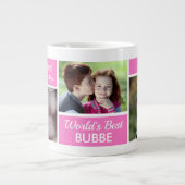 Die beste Bubbe-Foto Collage Riesenkaffee-Tasse de Jumbo-Tasse (Vorderseite)