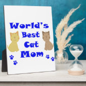 Die beste Cat-Mama der Welt Fotoplatte (Seite)