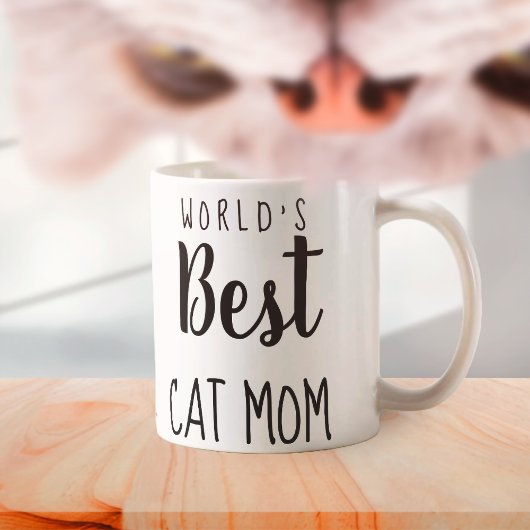 Die beste Cat-Mama der Welt - individuell anpassba Kaffeetasse