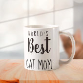 Die beste Cat-Mama der Welt - individuell anpassba Kaffeetasse