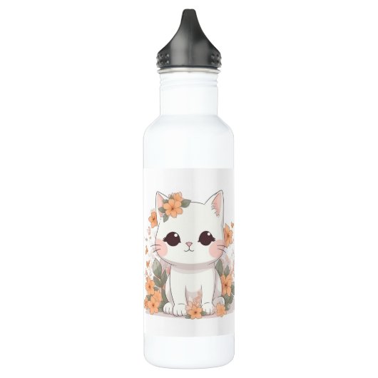 Die beste Cat-Mama der Welt Niedlich Kitten Edelstahlflasche (Links)