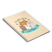 Die beste Cat-Mama der Welt - Niedliche Kätzchen Notizblock (Rechte Seite)