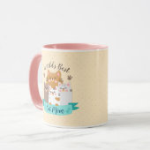 Die beste Cat-Mama der Welt - Niedliche Kätzchen Tasse (Vorderseite Links)
