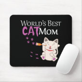 Die beste Cat-Mama der Welt - Niedliche Lady Mousepad (Mit Mouse)