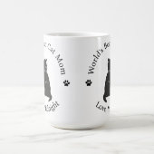 Die beste Cat-Mama der Welt personalisieren die Ka Kaffeetasse (Mittel)