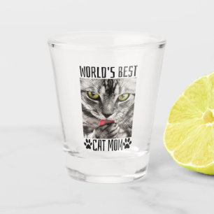 Die beste Cat-Mama der Welt Schnapsglas