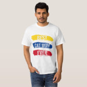 Die beste Cat-Mama der Welt T-Shirt (Vorne ganz)