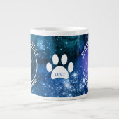 Die beste Cat Mama Paw Prints Foto Space der Welt Jumbo-Tasse (Vorderseite)